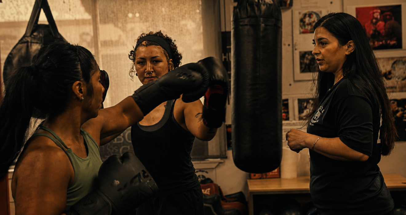 women’s boxing at Osorio Training Center